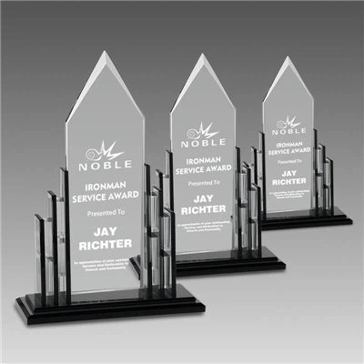 Crystal Regal Tower Plaque Awards